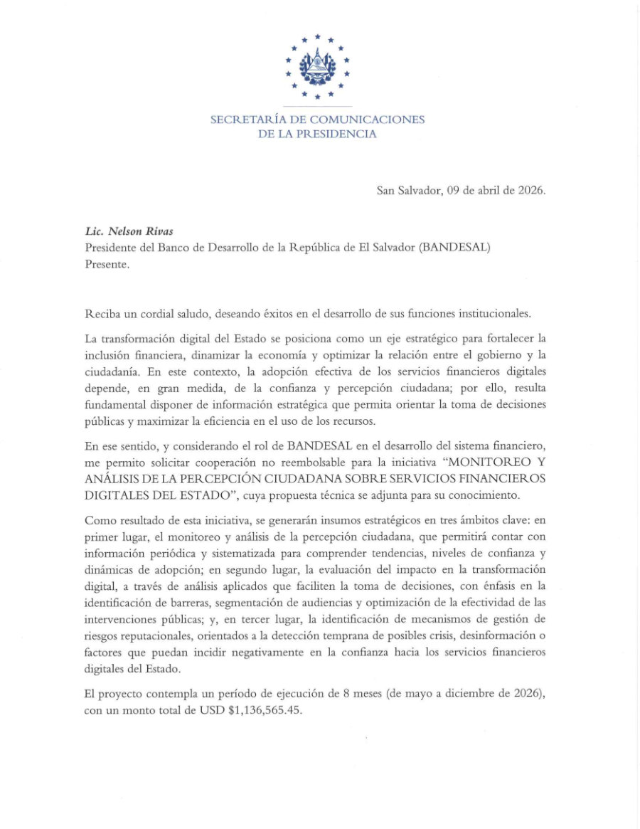 Secretaría de Comunicaciones, 09 abr de 2026